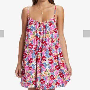 Roxy Summer Adventures flowy backless beach dress NWT